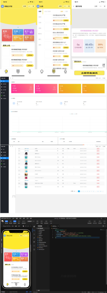 新版抖音娱乐测评小程序源码 Thinkphp后端 抖音引流小程序附带搭建教程-心仪评测